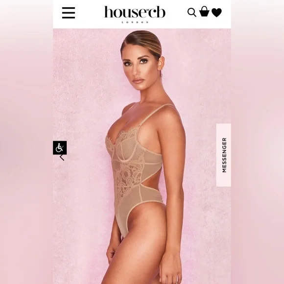 New House of CB Nadia Lace Bodysuit - Picture 7 of 7